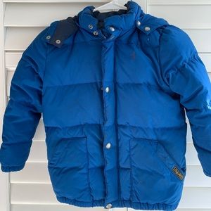 Boy’s Polo Down Jacket with removable hoodie